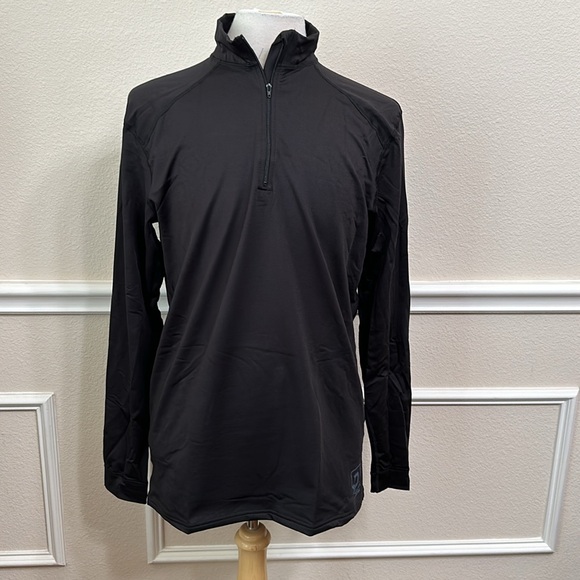 PolarMax 4.0 HEAVYWEIGHT ZIP MOCK - Black - Picture 6 of 14